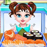 Baby Taylor Sushi Cooking