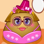 Pou Girl Dress Up Game