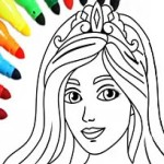 Princess Coloring By Number