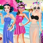 Princesses Summer Hawaii Fashion Game