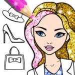 fashion coloring book